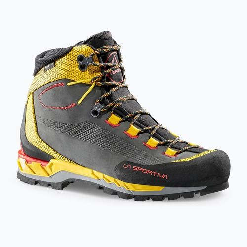 La Sportiva Trango Tech Leather férfi magashegyi bakancs GTX black/yellow