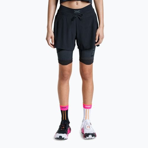 Női futóleggingek X-Bionic Xceed Run Tights x black/rhino grey