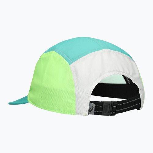 Baseball sapka ASICS Performance Running 5 panel aurora green/cream