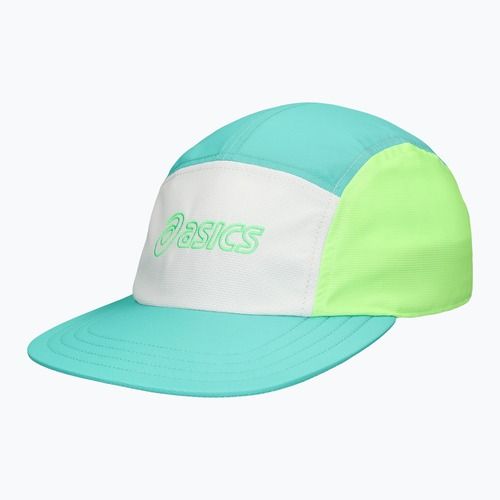 Baseball sapka ASICS Performance Running 5 panel aurora green/cream