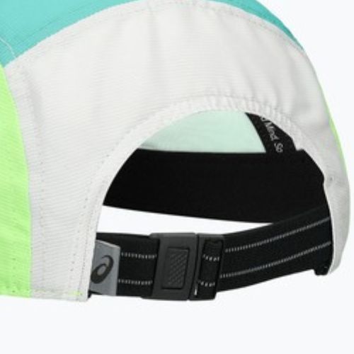 Baseball sapka ASICS Performance Running 5 panel aurora green/cream