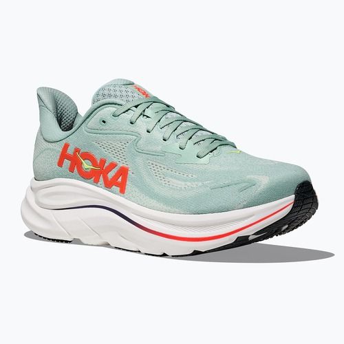Férfi futócipők HOKA Clifton 10 sage/neon flame