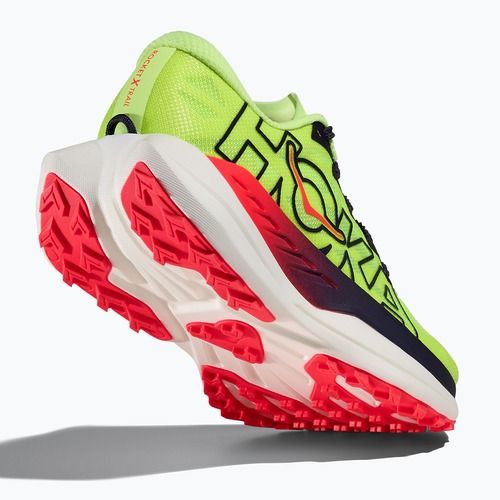 Férfi futócipők HOKA Rocket X Trail neon Yuzu/neon flame
