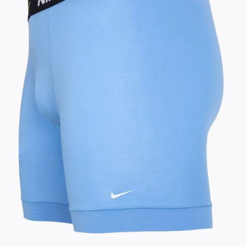 Férfi boxeralsók Nike Everyday Cotton Stretch 3 pairs swoosh print/grey/university blue
