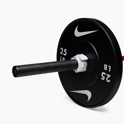 Súlyzórögzítők Nike Strength Barbell Collars 2 pcs. white/black