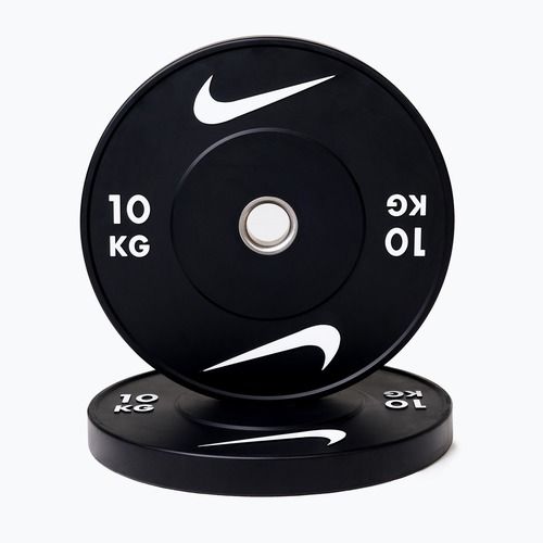 Bumper tárcsák Nike Strength Rubber Bumper Plates 10 kg black/white