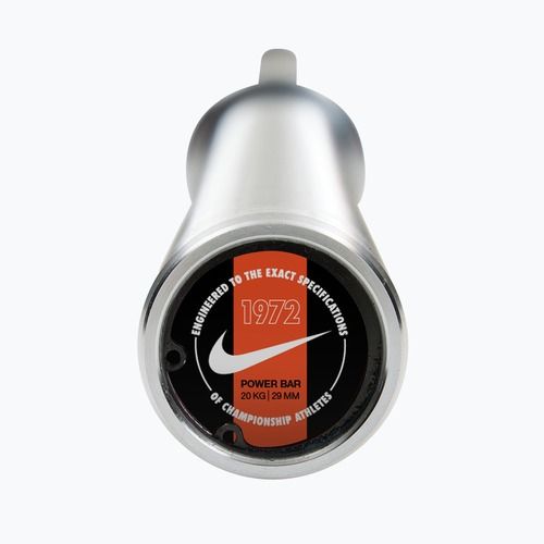 Egyenes rúd Nike Strength 1972 Power Bar black chrome/orange