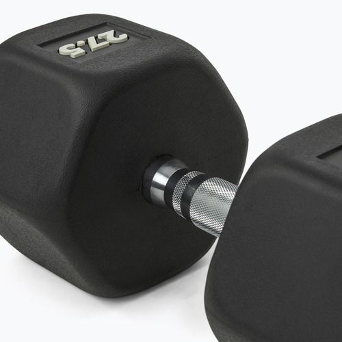 Gumírozott kézisúlyzó Nike Strength Hex Dumbbell 27,5 kg black/white