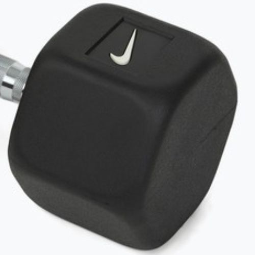 Gumírozott kézisúlyzó Nike Strength Hex Dumbbell 27,5 kg black/white
