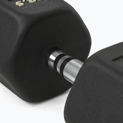 Gumírozott kézisúlyzó Nike Strength Hex Dumbbell 22,5 kg black/white