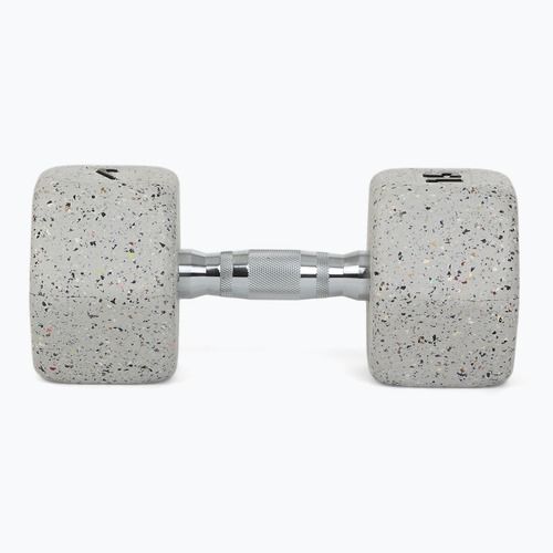 Gumírozott kézisúlyzó Nike Strength Grind Hex Dumbbell 15 kg wolf grey