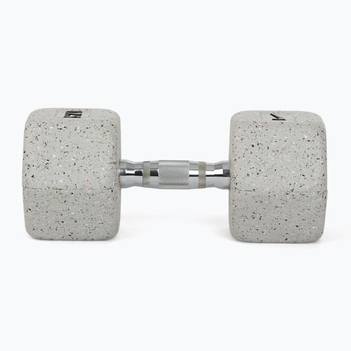 Gumírozott kézisúlyzó Nike Strength Grind Hex Dumbbell 17,5 kg wolf grey