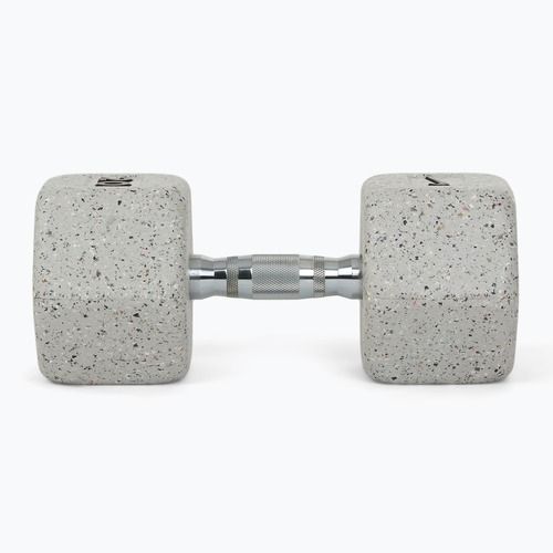 Gumírozott kézisúlyzó Nike Strength Grind Hex Dumbbell 20 kg wolf grey