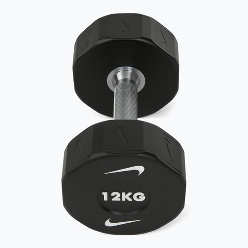 Krómozott kézisúlyzó Nike Strength Pro Urethane Dumbbell 12 kg black/white