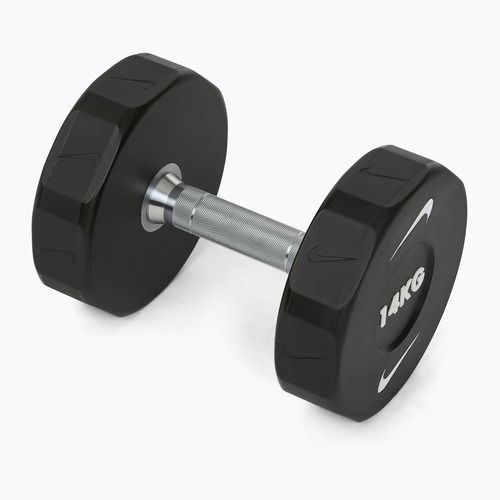 Krómozott kézisúlyzó Nike Strength Pro Urethane Dumbbell 14 kg black/white