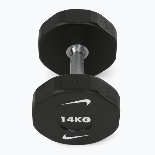 Krómozott kézisúlyzó Nike Strength Pro Urethane Dumbbell 14 kg black/white
