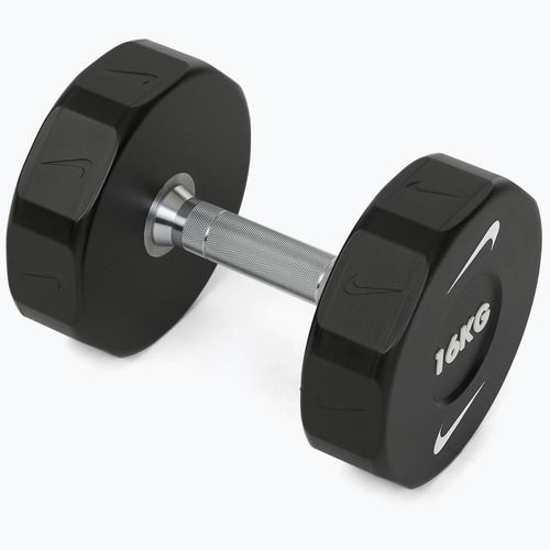 Krómozott kézisúlyzó Nike Strength Pro Urethane Dumbbell 16 kg black/white