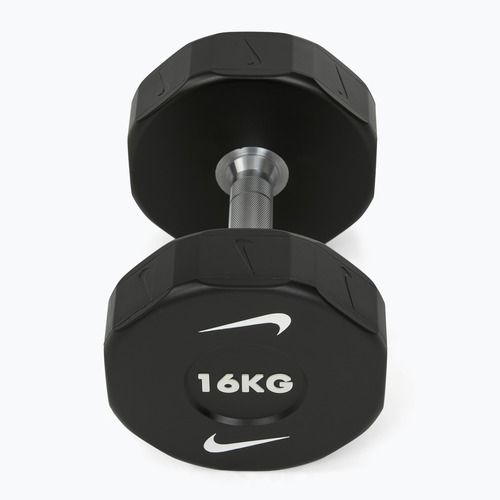 Krómozott kézisúlyzó Nike Strength Pro Urethane Dumbbell 16 kg black/white