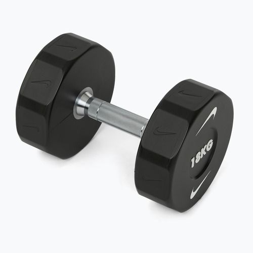 Krómozott kézisúlyzó Nike Strength Pro Urethane Dumbbell 18 kg black/white