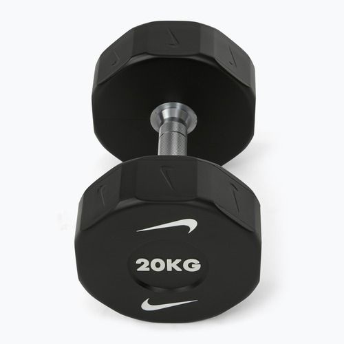 Krómozott kézisúlyzó Nike Strength Pro Urethane Dumbbell 20 kg black/white