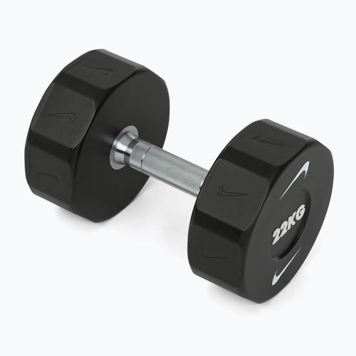 Krómozott kézisúlyzó Nike Strength Pro Urethane Dumbbell 22 kg black/white