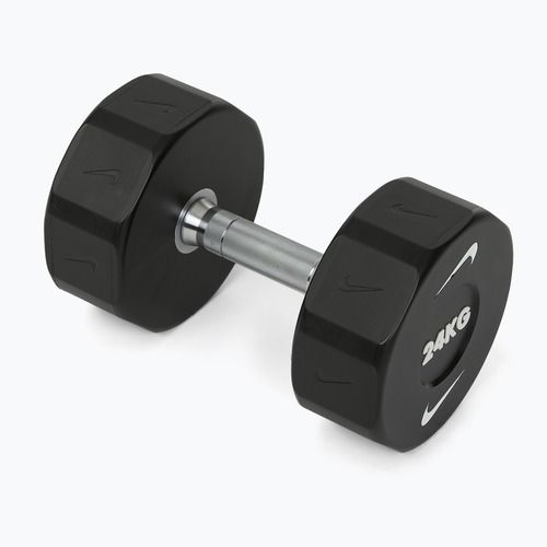 Krómozott kézisúlyzó Nike Strength Pro Urethane Dumbbell 24 kg black/white