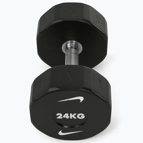 Krómozott kézisúlyzó Nike Strength Pro Urethane Dumbbell 24 kg black/white