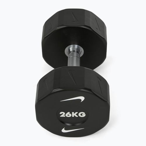 Krómozott kézisúlyzó Nike Strength Pro Urethane Dumbbell 26 kg black/white