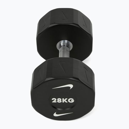 Krómozott kézisúlyzó Nike Strength Pro Urethane Dumbbell 28 kg black/white