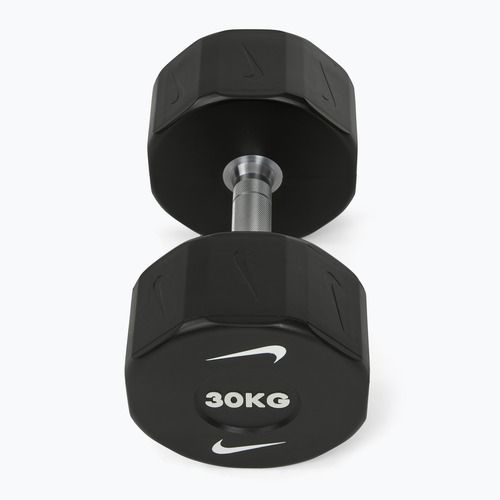 Krómozott kézisúlyzó Nike Strength Pro Urethane Dumbbell 30 kg black/white