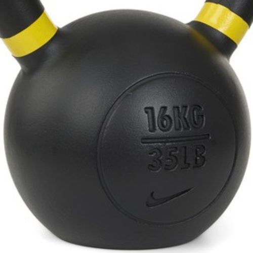 Nike Strength öntöttvas kettlebell 20 kg fekete/szürke