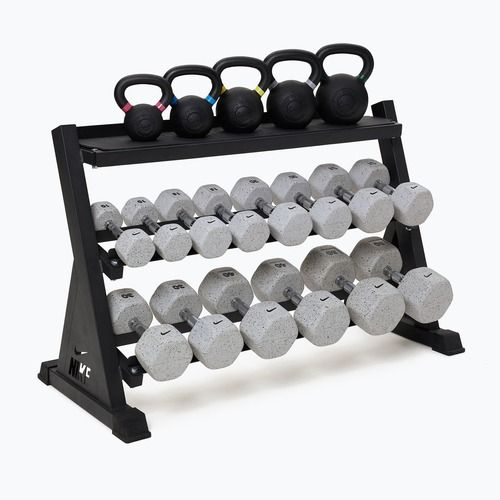 Kézisúlyzó- és girjatartó állvány Nike Strength Dumbbell & Kettlebell Storage Rack black