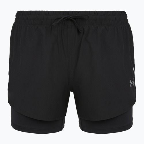 Női futóshort Under Armour Velociti Pro 4" 2N1 ultimate black/ultimate black/ultimate black