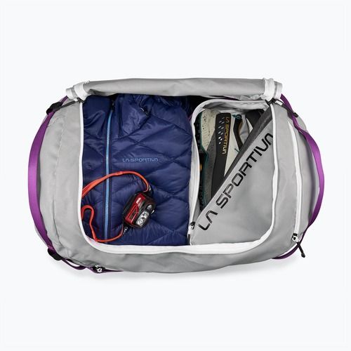 Utazótáska La Sportiva Nomad Duffel 40 l chalk/black