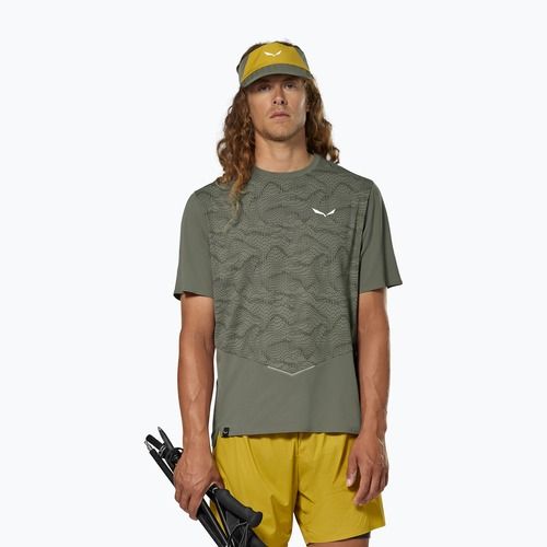 Salewa Pedroc Tech Dry férfi póló faded green