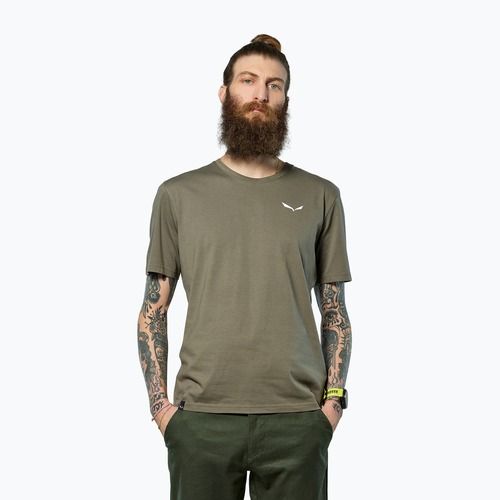 Salewa Eagle Vocab faded green férfi póló