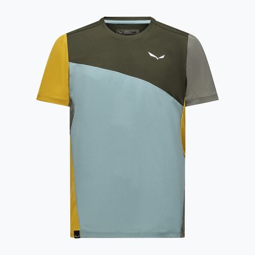 Salewa Puez Sporty Dry férfi túrapóló dark olive/multi