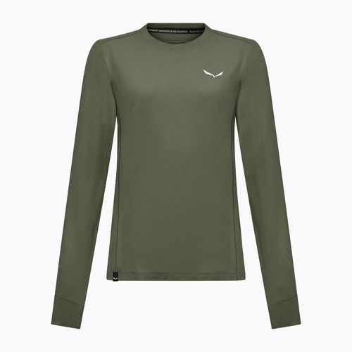 Női trekking hosszú ujjú Salewa Puez Dry dark olive