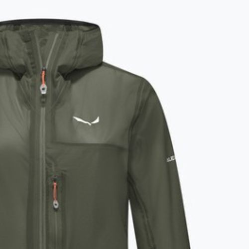 Női esőkabát Salewa Pedroc 2 PTX 2.5 Light faded green