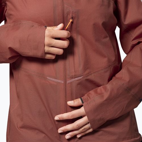 Női esőkabát Salewa Pedroc 2 PTX 2.5 Light etruscan red