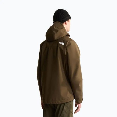 The North Face Whiton gyerek esőkabát 3L taupe green