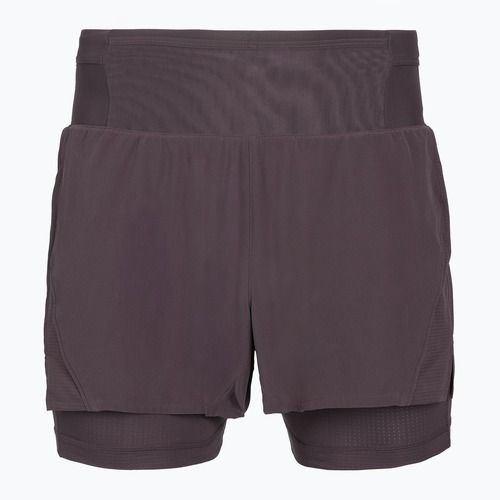 Férfi futóshort Brooks High Point 5" 2IN1 2.0 dark russet