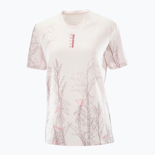 Női futópóló Salomon S/Lab Ultra Tee Aop lilac ash