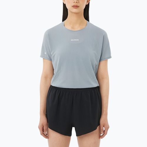 Női futópóló Salomon Sense Aero SS Tee GFX trade winds