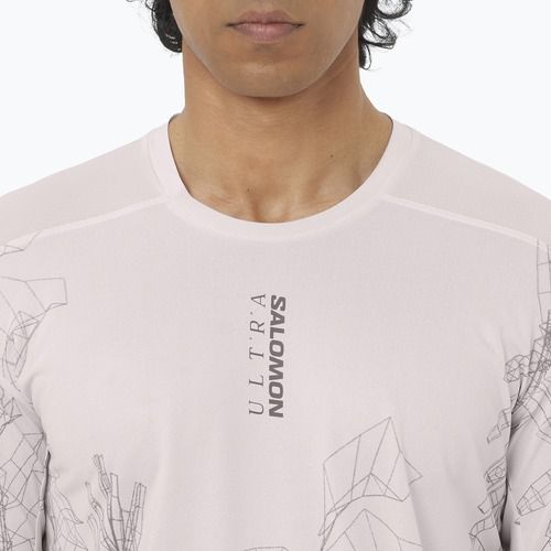 Salomon S/Lab Ultra Tee Aop lilac ash férfi futópóló