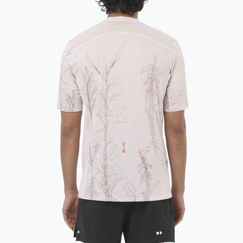 Salomon S/Lab Ultra Tee Aop lilac ash férfi futópóló