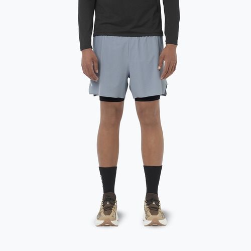 Salomon Sense Aero férfi futóshort 2IN1 5 "trade winds"