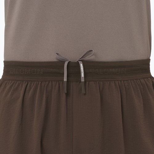 Salomon Sense Aero férfi futóshort 7" coffee bean