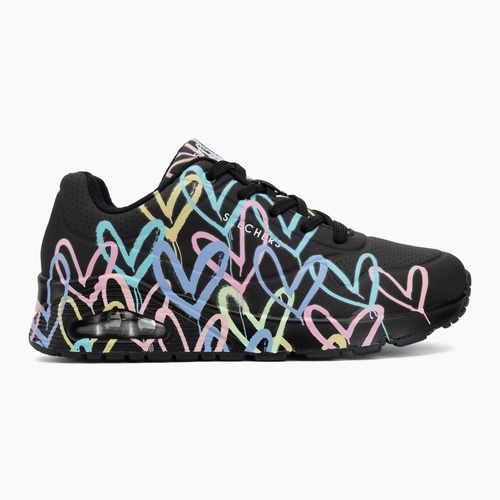 Női cipő SKECHERS JGoldcrown Uno Spread The Love black