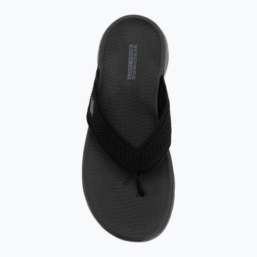 Női flip-flop papucsok SKECHERS Go Walk Flex Holly black